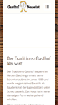 Mobile Screenshot of gasthof-neuwirt.org